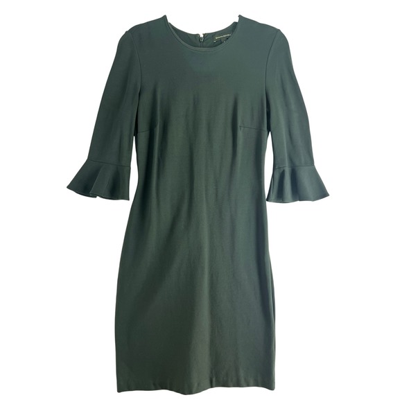Banana Republic Dresses & Skirts - Banana Republic Women Black Bell Sleeve Minimalist Workwear Sheath Dress Size 4